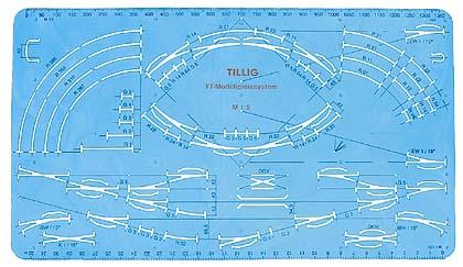 Track planning stencil for TT track<br /><a href='images/pictures/Tillig/83517.jpg' target='_blank'>Full size image</a>
